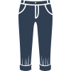 ALALA Class KG Summer Girls Denim Trouser ~ 28 - 8690