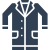 Common Secondary Class 9 Summer Boys Lab Coat White ~ 37 - 1002